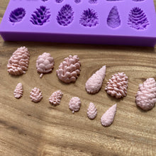 Load image into Gallery viewer, Pretty Pine Cones Silicone Mould
