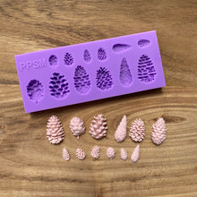 Load image into Gallery viewer, Pretty Pine Cones Silicone Mould
