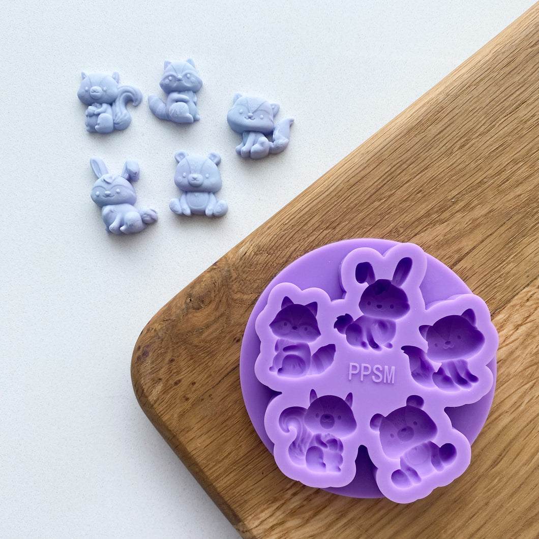 Woodland Babies Silicone Mould